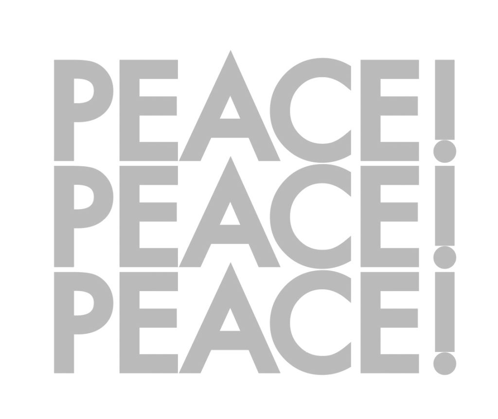PEACE! PEACE! PEACE! Drop Peace Project by Yuma Muramushi 2024